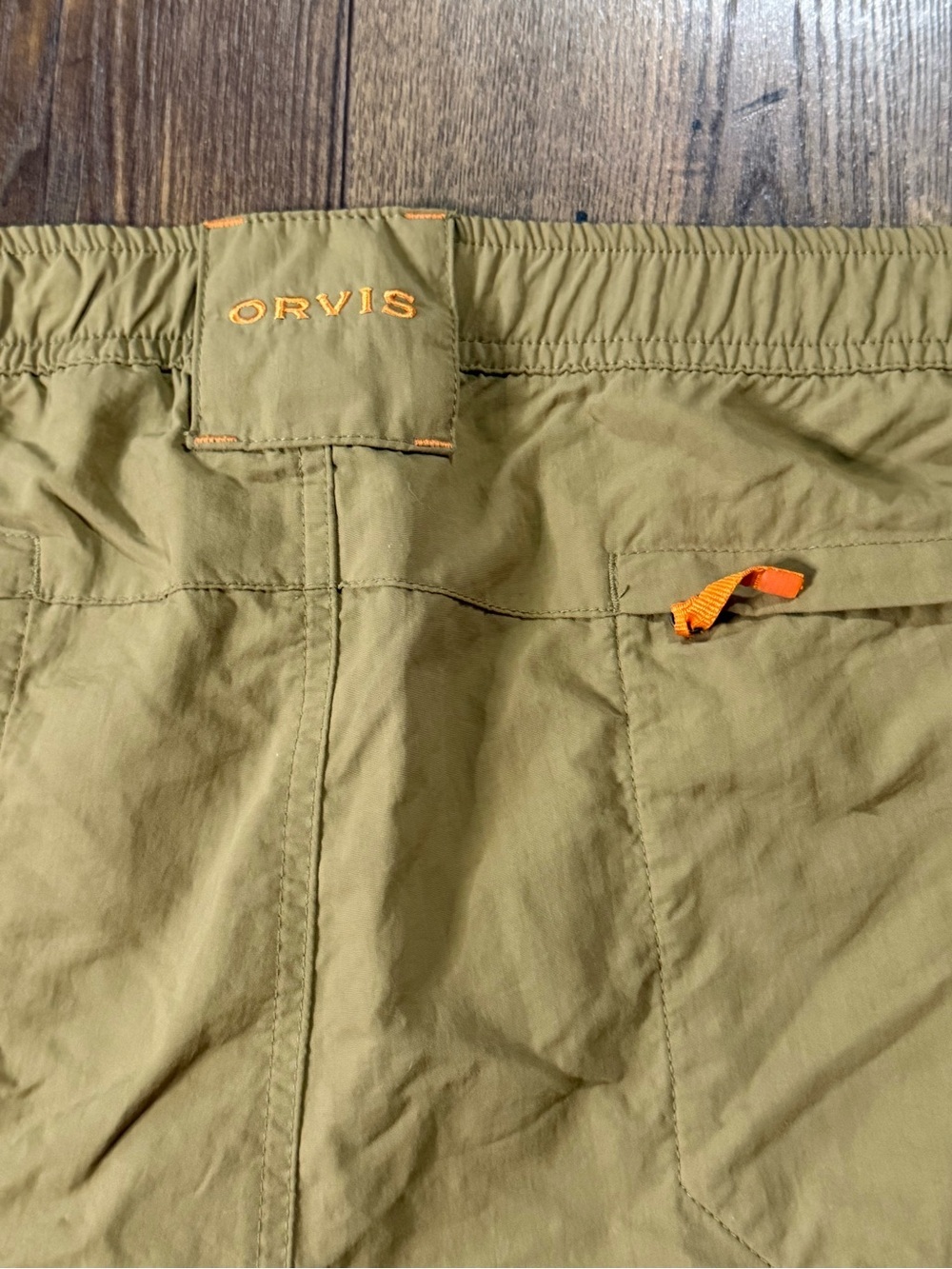 Orvis Men’s XXL Tan Lightweight Performance Hiking Shorts Fishing Outdoor - Picture 8 of 11